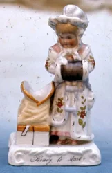 Prêt à partir?, figurine en porcelaine